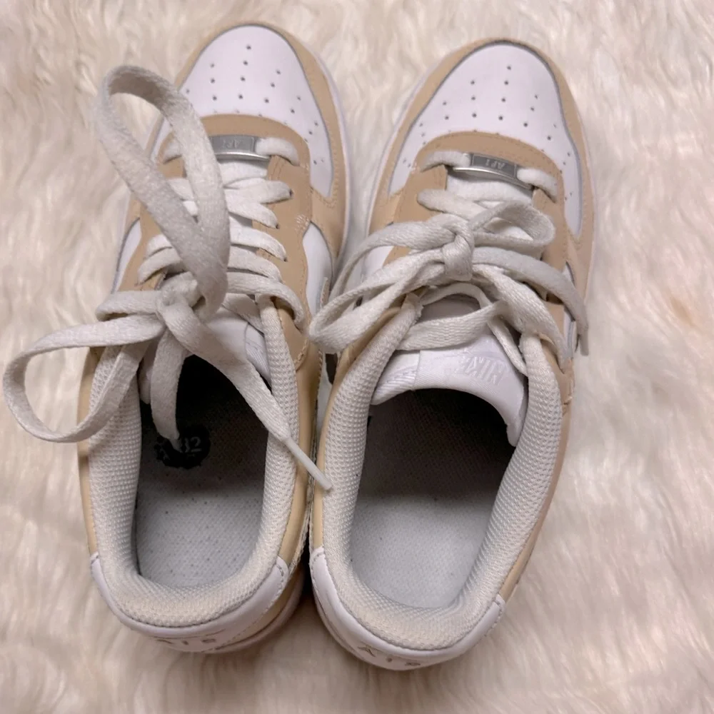 Custom Beige Air Force 1s Neutral Air Force 1s
